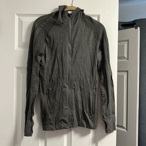 Fabletics Gray Zip Up Hoodie - New - Size M